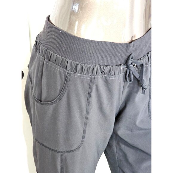 Athleta Women's Black Midtown Trouser Drawstring Hem Lined Pants Size 8 1706 - Picture 6 of 15